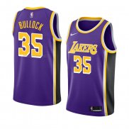 Camiseta Los Angeles Lakers Reggie Bullock #35 Statement 2018-19 Violeta