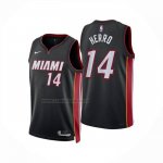 Camiseta Miami Heat Tyler Herro NO 14 Icon 2024-25 Negro
