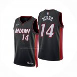 Camiseta Miami Heat Tyler Herro NO 14 Icon 2024-25 Negro