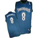 Camiseta Minnesota Timberwolves Latrell Sprewell #8 Retro Azul