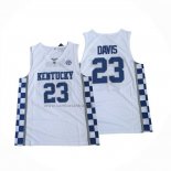 Camiseta NCAA Kentucky Wildcat Anthony Davis 2025 Blanco