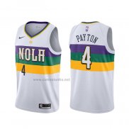 Camiseta New Orleans Pelicans Elfrid Payton #4 Ciudad Blanco