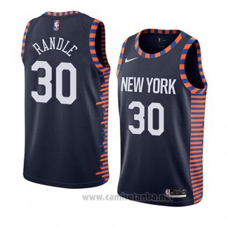 Camiseta New York Knicks Julius Randle #30 Ciudad 2019 Azul