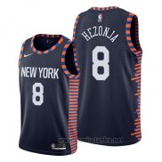 Camiseta New York Knicks Mario Hezonja #8 Ciudad 2019 Azul