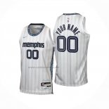 Camiseta Nino Memphis Grizzlies Personalizada Ciudad 2025-26 Blanco
