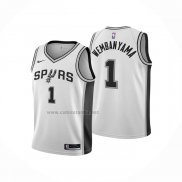 Camiseta Nino San Antonio Spurs Victor Wembanyama #1 Association 2022-23 Blanco