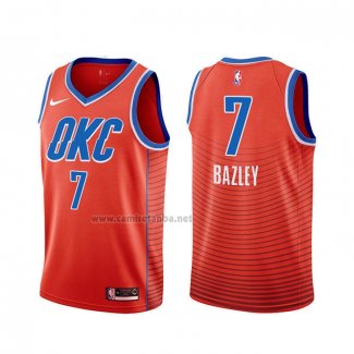 Camiseta Oklahoma City Thunder Darius Bazley #7 Statement Naranja