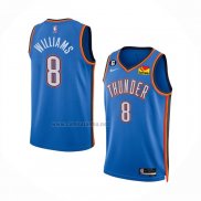 Camiseta Oklahoma City Thunder Jalen Williams #8 Icon Azul