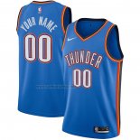 Camiseta Oklahoma City Thunder Personalizada Icon Azul