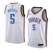 Camiseta Oklahoma City Thunderr Markieff Morris #5 Association 2018 Blanco