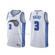 Camiseta Orlando Magic Chuma Okeke #3 Earned 2020-21 Blanco