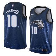 Camiseta Orlando Magic Evan Fournier #10 Ciudad 2018 Azul