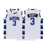 Camiseta Pelicula Tree Hill Nathan Scott #3 Blanco