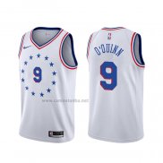 Camiseta Philadelphia 76ers Kyle O'quinn #9 Earned Blanco