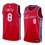 Camiseta Philadelphia 76ers Zhaire Smithstatement #8 Statement 2018 Rojo