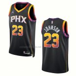 Camiseta Phoenix Suns Cameron Johnson #23 Statement 2022-23 Negro