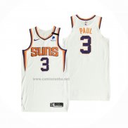 Camiseta Phoenix Suns Chris Paul #3 Association Autentico 2021 Blanco