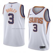 Camiseta Phoenix Suns Jarojo Dudley #3 Association 2018 Blanco