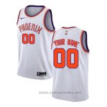 Camiseta Phoenix Suns Personalizada Hardwood Classic 2017-18 Blanco