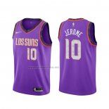 Camiseta Phoenix Suns Ty Jerome #10 Ciudad 2019-20 Violeta