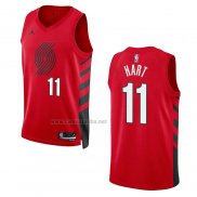 Camiseta Portland Trail Blazers Josh Hart #11 Statement 2022-23 Rojo