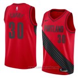 Camiseta Portland Trail Blazers Seth Curry #30 Statement 2018 Rojo