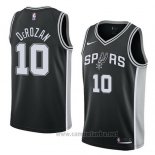 Camiseta San Antonio Spurs Demar Derozan #10 Icon 2017-18 Negro