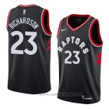 Camiseta Toronto Raptors Malachi Richardson #23 Statement 2018 Negro