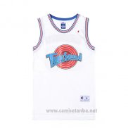 Camiseta Tune Squad Roadrunner #00 Blanco