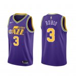 Camiseta Utah Jazz Ricky Rubio #3 Classic 2018-19 Violeta