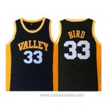 Camiseta Valley Larry Bird #33 Negro