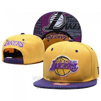 Gorra Los Angeles Lakers Amarillo Violeta