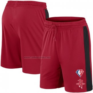 Pantalone Houston Rockets 75th Anniversary Rojo