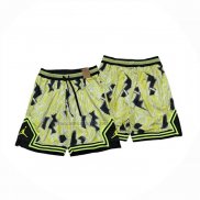 Pantalone Jordan Just Don 2025 Amarillo Negro