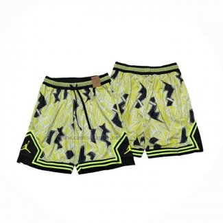 Pantalone Jordan Just Don 2025 Amarillo Negro