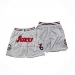 Pantalone Philadelphia 76ers Ciudad Just Don 2024-25 Blanco