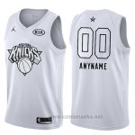 Camiseta All Star 2018 New York Knicks Nike Personalizada Blanco