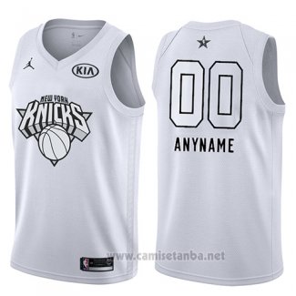 Camiseta All Star 2018 New York Knicks Nike Personalizada Blanco