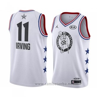 Camiseta All Star 2019 Boston Celtics Kyrie Irving #11 Blanco