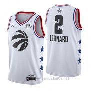 Camiseta All Star 2019 Toronto Raptors Kawhi Leonard #2 Blanco