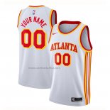 Camiseta Atlanta Hawks Personalizada Association 2020-21 Blanco