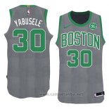 Camiseta Boston Celtics Guerschon Yabusele #30 Navidad 2018 Verde