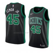 Camiseta Boston Celtics Walter Lemon JR. #45 Statement 2018 Negro