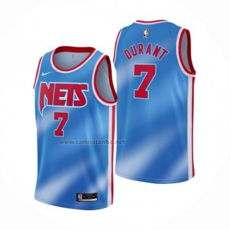 Camiseta Brooklyn Nets Kevin Durant #7 Classic 2020-21 Azul