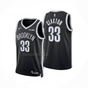 Camiseta Brooklyn Nets Nic Claxton NO 33 Icon 2025-26 Negro
