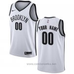 Camiseta Brooklyn Nets Personalizada 17-18 Blanco