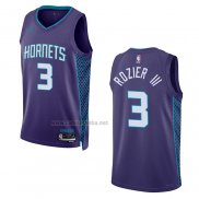 Camiseta Charlotte Hornets Terry Rozier III #3 Statement 2022-23 Violeta