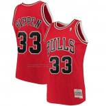 Camiseta Chicago Bulls Scottie Pippen #33 Mitchell & Ness 1997-98 Rojo