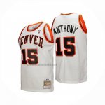 Camiseta Denver Nuggets Carmelo Anthony NO 15 Mitchell & Ness 2006-07 Blanco1  Camiseta Denver Nuggets Carmelo Anthony NO 15 Mitchell & Ness 2006-07 Blanco1