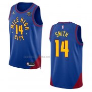 Camiseta Denver Nuggets Ish Smith #14 Statement 2022-23 Azul